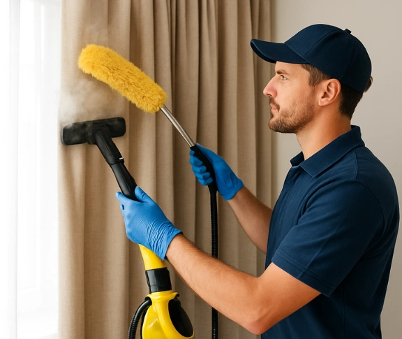 Emergency same-day curtain stain removal kippa-ring Matty Curtain Cleaning