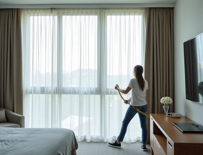 Kippa-Ring Sheer Curtain Cleaning